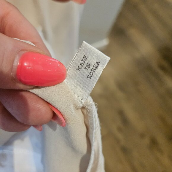 Vintage Silk Champange Colour Mini Dress - Picture 5 of 8